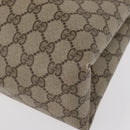 GUCCI GG Supreme Tote Bag PVC Beige Gold 39 02 061 Auth 155474-12