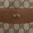 GUCCI GG Supreme Tote Bag PVC Beige Gold 39 02 061 Auth 155474-15