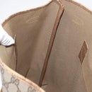 GUCCI GG Supreme Tote Bag PVC Beige Gold 39 02 061 Auth 155474-19