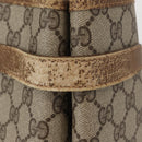 GUCCI GG Supreme Tote Bag PVC Beige Gold 39 02 061 Auth 155474-5