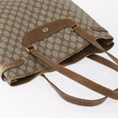 GUCCI GG Supreme Tote Bag PVC Beige Gold 39 02 061 Auth 155474-7