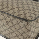 GUCCI GG Supreme Hand Bag PVC Beige Gold 190259 Auth 155475-9