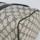 GUCCI GG Supreme Sherry Line Hand Bag PVC Navy Gold 20 001 302 Auth 155476-10