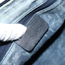 GUCCI GG Supreme Sherry Line Hand Bag PVC Navy Gold 20 001 302 Auth 155476-16