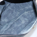 GUCCI GG Supreme Sherry Line Hand Bag PVC Navy Gold 20 001 302 Auth 155476-17