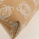 LOEWE Anagram Hand Bag Canvas Beige Gold Auth 155478V-15