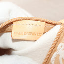 LOEWE Anagram Hand Bag Canvas Beige Gold Auth 155478V-11