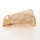 LOEWE Anagram Hand Bag Canvas Beige Gold Auth 155478V-3