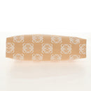 LOEWE Anagram Hand Bag Canvas Beige Gold Auth 155478V-6