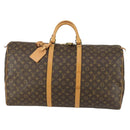 LOUIS VUITTON Monogram Keepall 60 Boston Bag M41422 LV Auth 155480V-13