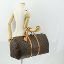 LOUIS VUITTON Monogram Keepall 60 Boston Bag M41422 LV Auth 155480V-23