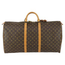 LOUIS VUITTON Monogram Keepall 60 Boston Bag M41422 LV Auth 155480V-2