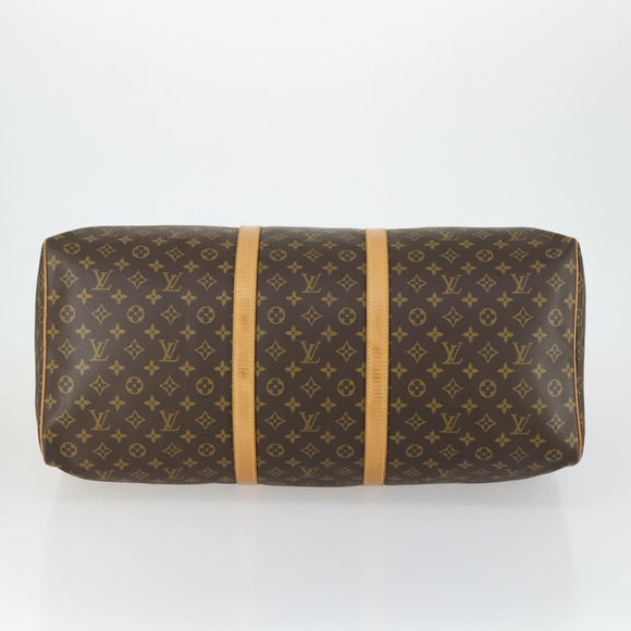 LOUIS VUITTON Monogram Keepall 60 Boston Bag M41422 LV Auth 155480V