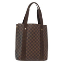 LOUIS VUITTON Damier Ebene Cabas Bobur Tote Bag N52006 LV Auth 155483-1