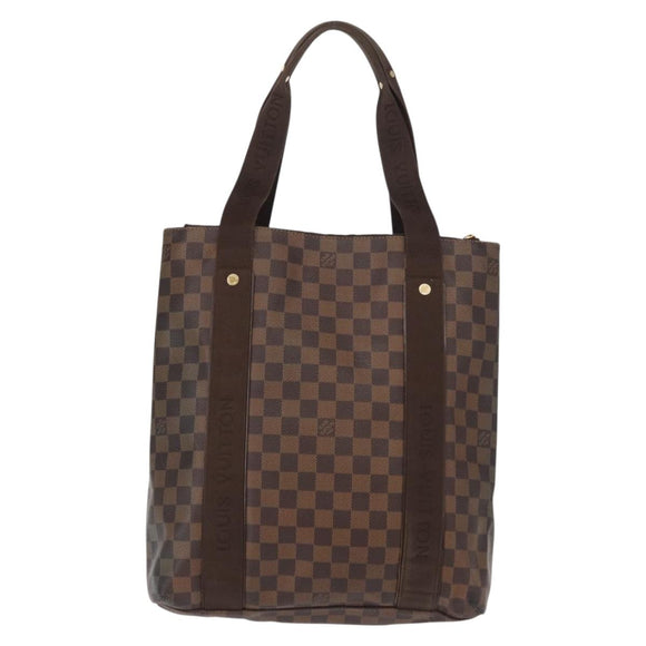 LOUIS VUITTON Damier Ebene Cabas Bobur Tote Bag N52006 LV Auth 155483