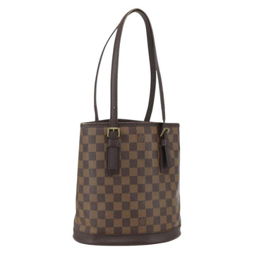 LOUIS VUITTON Damier Ebene Marais Shoulder Bag N42240 LV Auth 155484