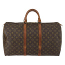 LOUIS VUITTON Monogram Keepall 50 Boston Bag M41426 LV Auth 155487-2