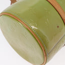 LOUIS VUITTON Monogram Vernis Bedford Hand Bag Baby Blue M91007 LV Auth 155493-10