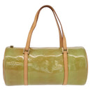 LOUIS VUITTON Monogram Vernis Bedford Hand Bag Baby Blue M91007 LV Auth 155493-13