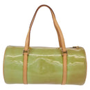 LOUIS VUITTON Monogram Vernis Bedford Hand Bag Baby Blue M91007 LV Auth 155493-2