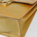 LOUIS VUITTON Monogram Vernis Spring street Hand Bag Gris M91029 LV Auth 155494-10