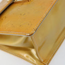 LOUIS VUITTON Monogram Vernis Spring street Hand Bag Gris M91029 LV Auth 155494-11