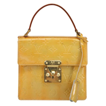 LOUIS VUITTON Monogram Vernis Spring street Hand Bag Gris M91029 LV Auth 155494 - 0