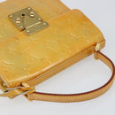 LOUIS VUITTON Monogram Vernis Spring street Hand Bag Gris M91029 LV Auth 155494-6