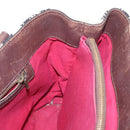 BURBERRY Nova Check Hand Bag Canvas Beige Auth 155496-18