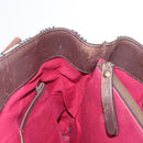 BURBERRY Nova Check Hand Bag Canvas Beige Auth 155496-21