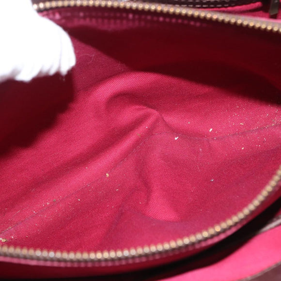 BURBERRY Nova Check Hand Bag Canvas Beige Auth 155496