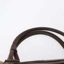 BURBERRY Nova Check Hand Bag Canvas Beige Auth 155496-9