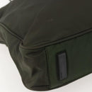 PRADA Tote Bag Nylon Green Silver Auth 155497-11