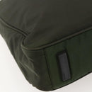 PRADA Tote Bag Nylon Green Silver Auth 155497-13