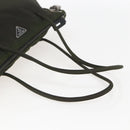 PRADA Tote Bag Nylon Green Silver Auth 155497-7
