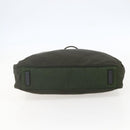 PRADA Tote Bag Nylon Green Silver Auth 155497-9