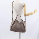 Stella MacCartney Hand Bag Leather 2way Beige Gold 513860 Auth 155498-24
