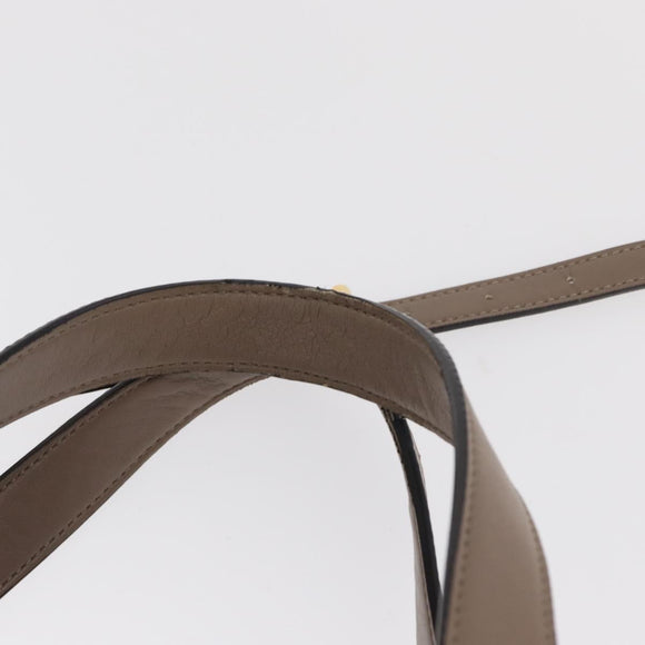 Stella MacCartney Hand Bag Leather 2way Beige Gold 513860 Auth 155498