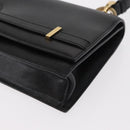 GUCCI Shoulder Bag Leather Black Gold 001 4045 Auth 155502-11