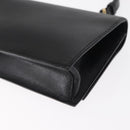 GUCCI Shoulder Bag Leather Black Gold 001 4045 Auth 155502-13