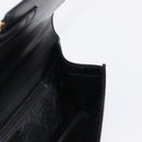 GUCCI Shoulder Bag Leather Black Gold 001 4045 Auth 155502-18