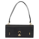 GUCCI Shoulder Bag Leather Black Gold 001 4045 Auth 155502-2