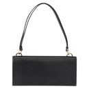 GUCCI Shoulder Bag Leather Black Gold 001 4045 Auth 155502-3