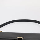 GUCCI Shoulder Bag Leather Black Gold 001 4045 Auth 155502-8