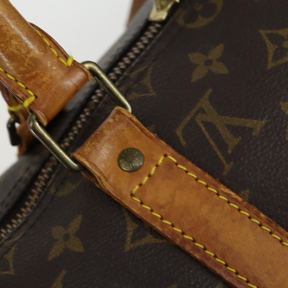 LOUIS VUITTON Monogram Keepall Bandouliere 50 Boston Bag M41416 LV Auth 155506