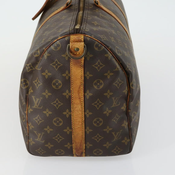LOUIS VUITTON Monogram Keepall Bandouliere 50 Boston Bag M41416 LV Auth 155506