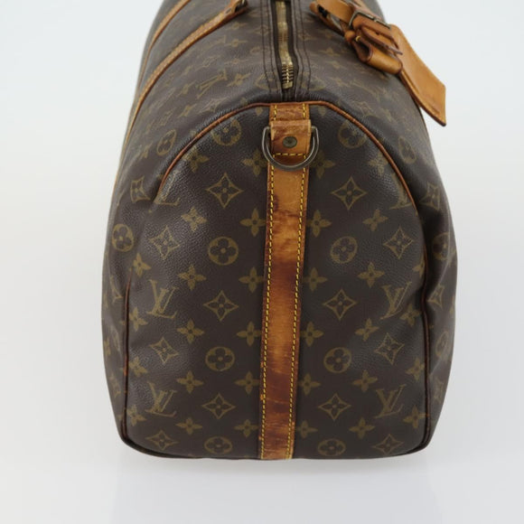 LOUIS VUITTON Monogram Keepall Bandouliere 50 Boston Bag M41416 LV Auth 155506