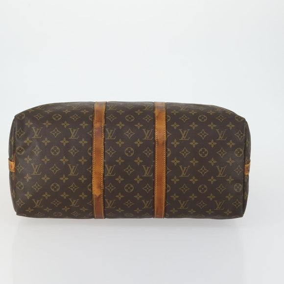 LOUIS VUITTON Monogram Keepall Bandouliere 50 Boston Bag M41416 LV Auth 155506