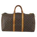 LOUIS VUITTON Monogram Keepall 50 Boston Bag M41426 LV Auth 155514-2