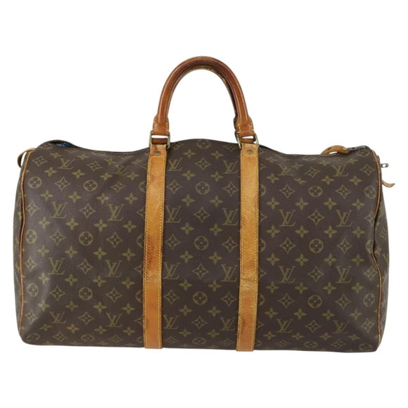 LOUIS VUITTON Monogram Keepall 50 Boston Bag M41426 LV Auth 155514